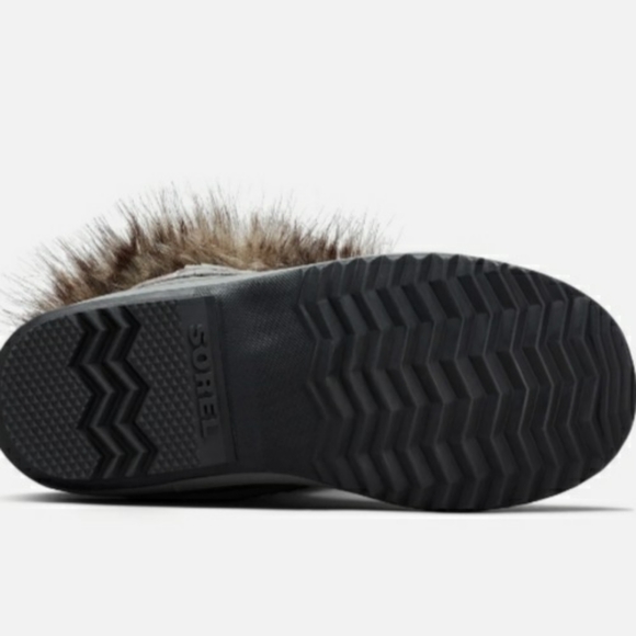 New in Box Sorel Joan of Arctic Waterproof Winter Boots Size 6 Quarry Black - Picture 7 of 9